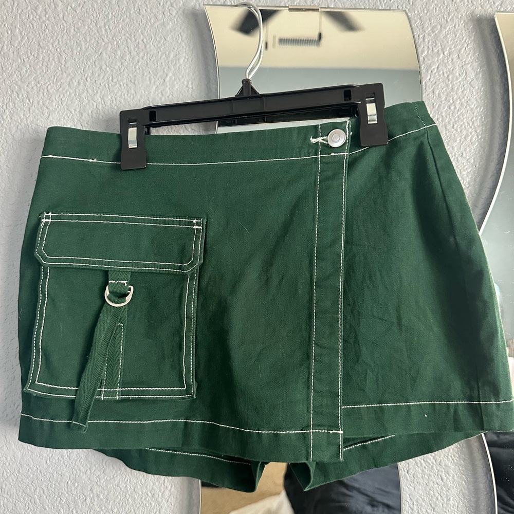 Wild Fable Dark Green Women's Cargo Shorts